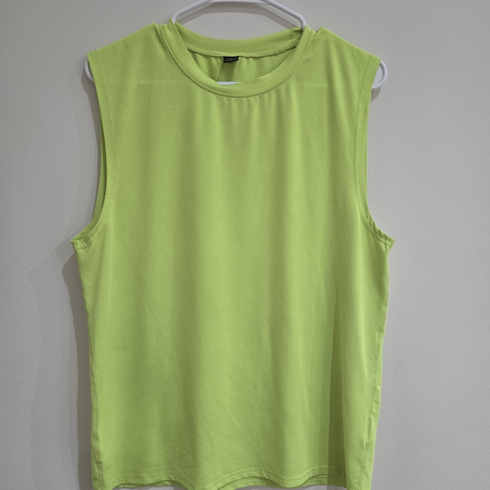 SHEIN Neon Green Muscle Tee